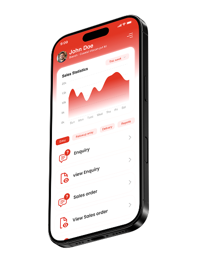 ERP Mobile Dashboard