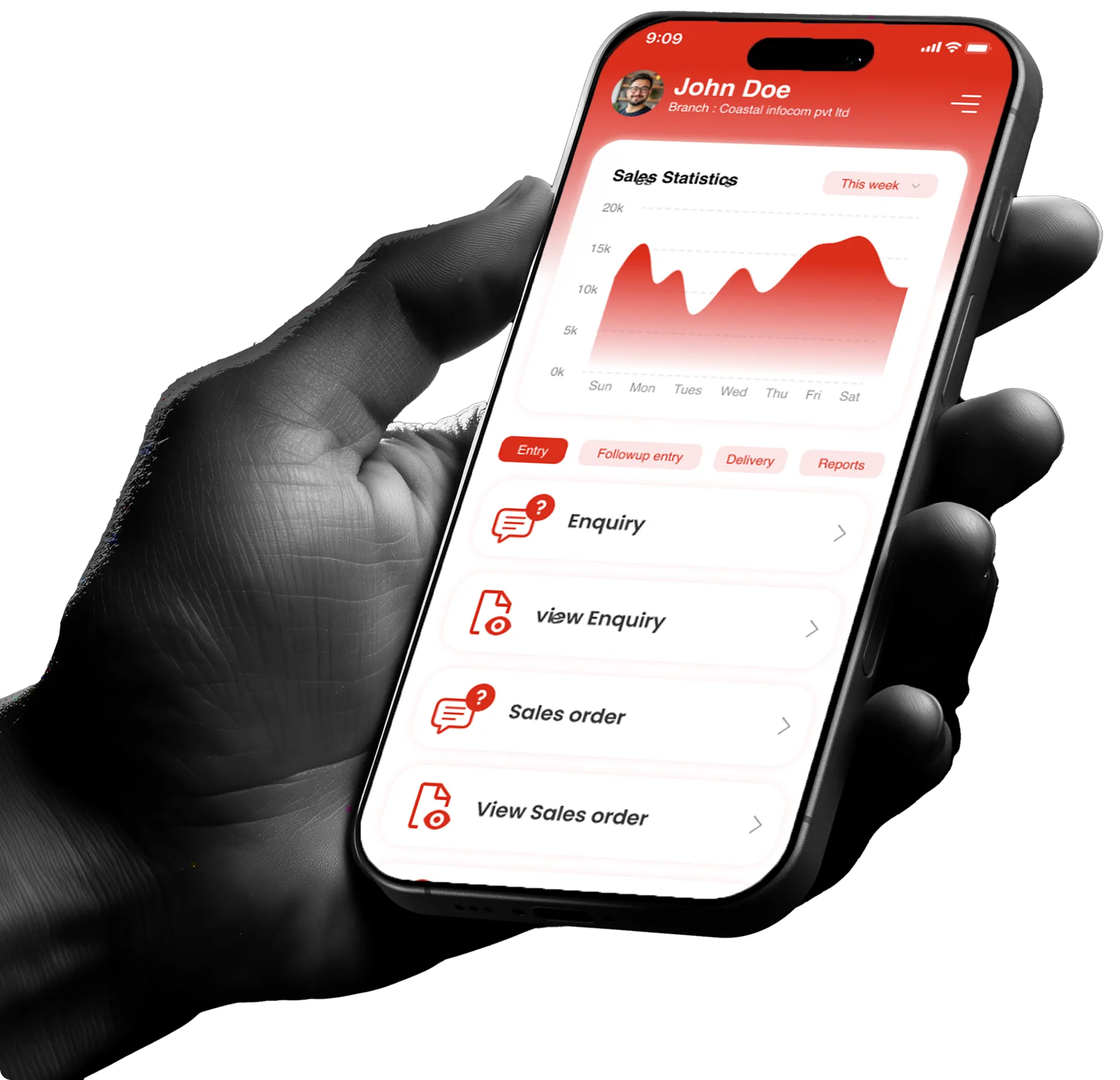 Mobile App Interface